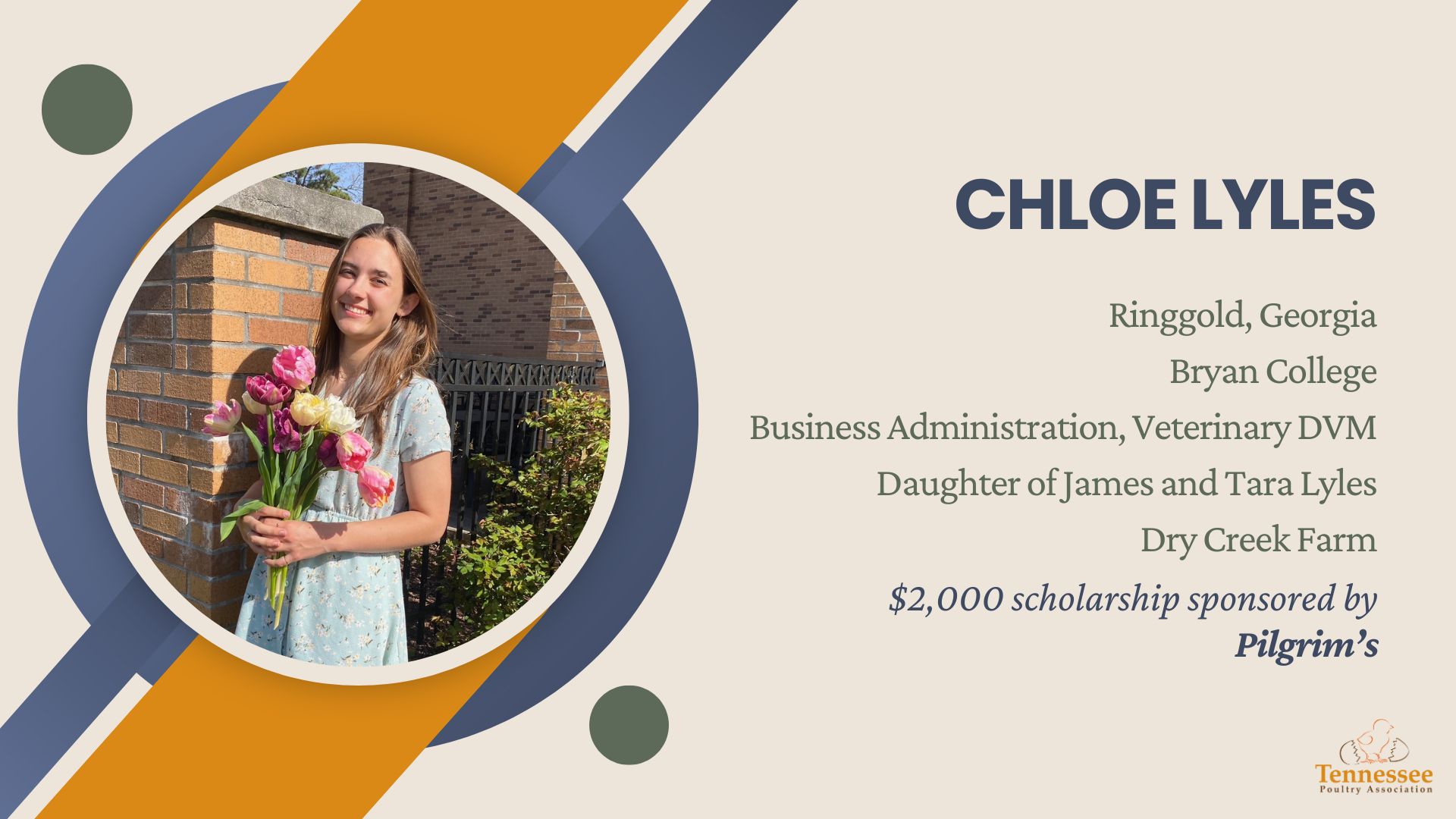 Chloe Lyles 2025 Scholarship Recipient