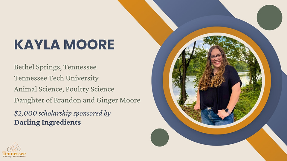 Kayla Moore 2026 Scholarship Recipient