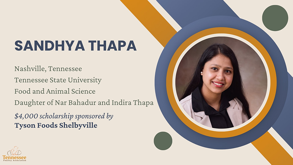Sandhya Thapa 2026 Scholarship Recipient
